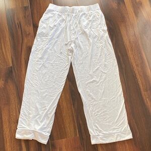 Cozy Earth Viscose Bamboo Pull On Drawstring Lounge Pajama Pants Medium